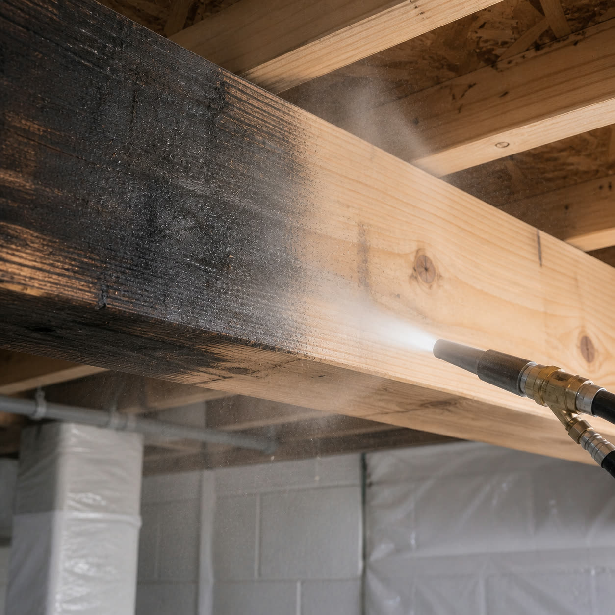 Professional soda blasting services in Wichita Kansas